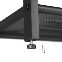 Produktbild för Shoe Bench X: Antique, Black 80x30x45cm