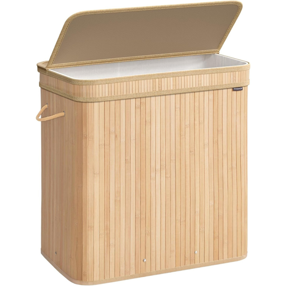 Produktbild för Laundry Hamper Yellow 63x42x61cm