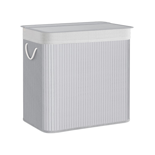 Songmics Laundry Hamper Grey 60x40x62cm