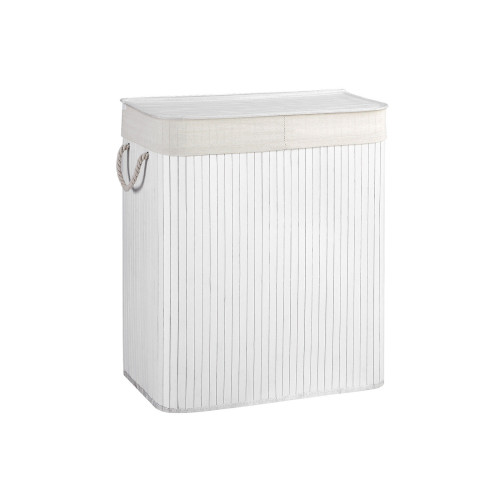 Songmics Laundry Hamper White 52x32x62cm
