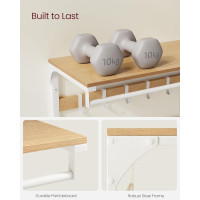 Produktbild för Coat Rack Yellow 65x30x42cm