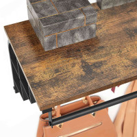 Produktbild för Coat Rack Black, Retro Color 80x30x27cm