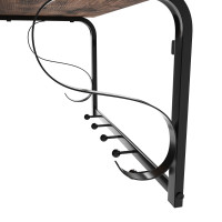 Produktbild för Coat Rack X: Antique, Black 60x30x32cm