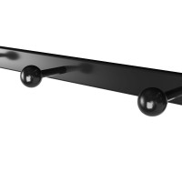 Produktbild för Coat Rack X: Antique, Black 60x30x32cm