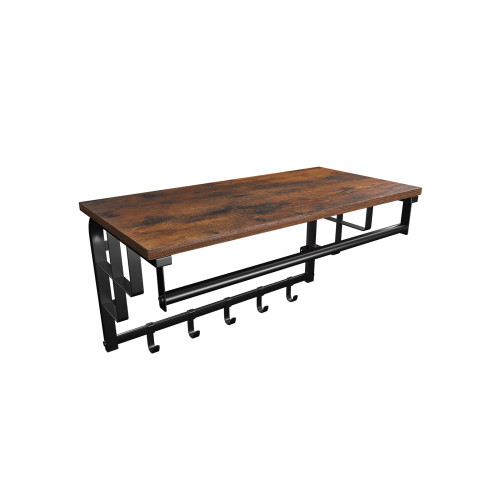 VASAGLE Coat Rack X: Antique, Black 66x30x27cm