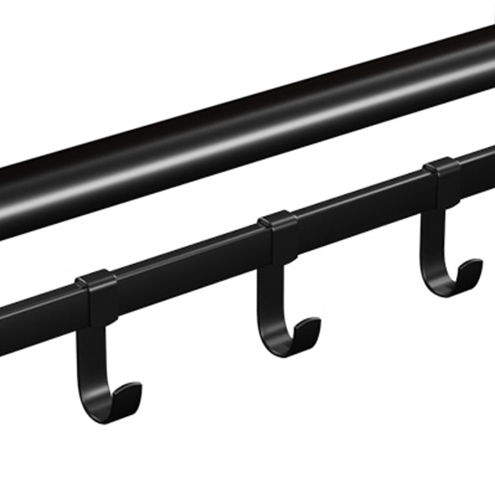 Produktbild för Coat Rack X: Antique, Black 66x30x27cm