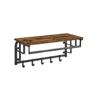Produktbild för Coat Rack X: Antique, Black 66x30x27cm