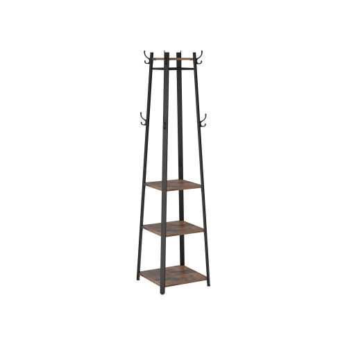 VASAGLE Coat Rack X: Antique, Black 43x43x180cm