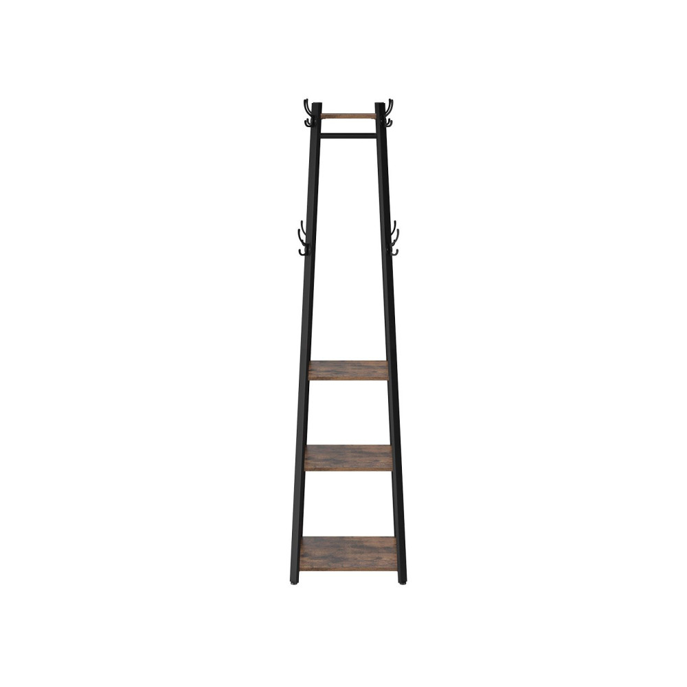 Produktbild för Coat Rack X: Antique, Black 43x43x180cm