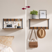 Produktbild för Wall Shelf Yellowish Brown 50x24x27cm