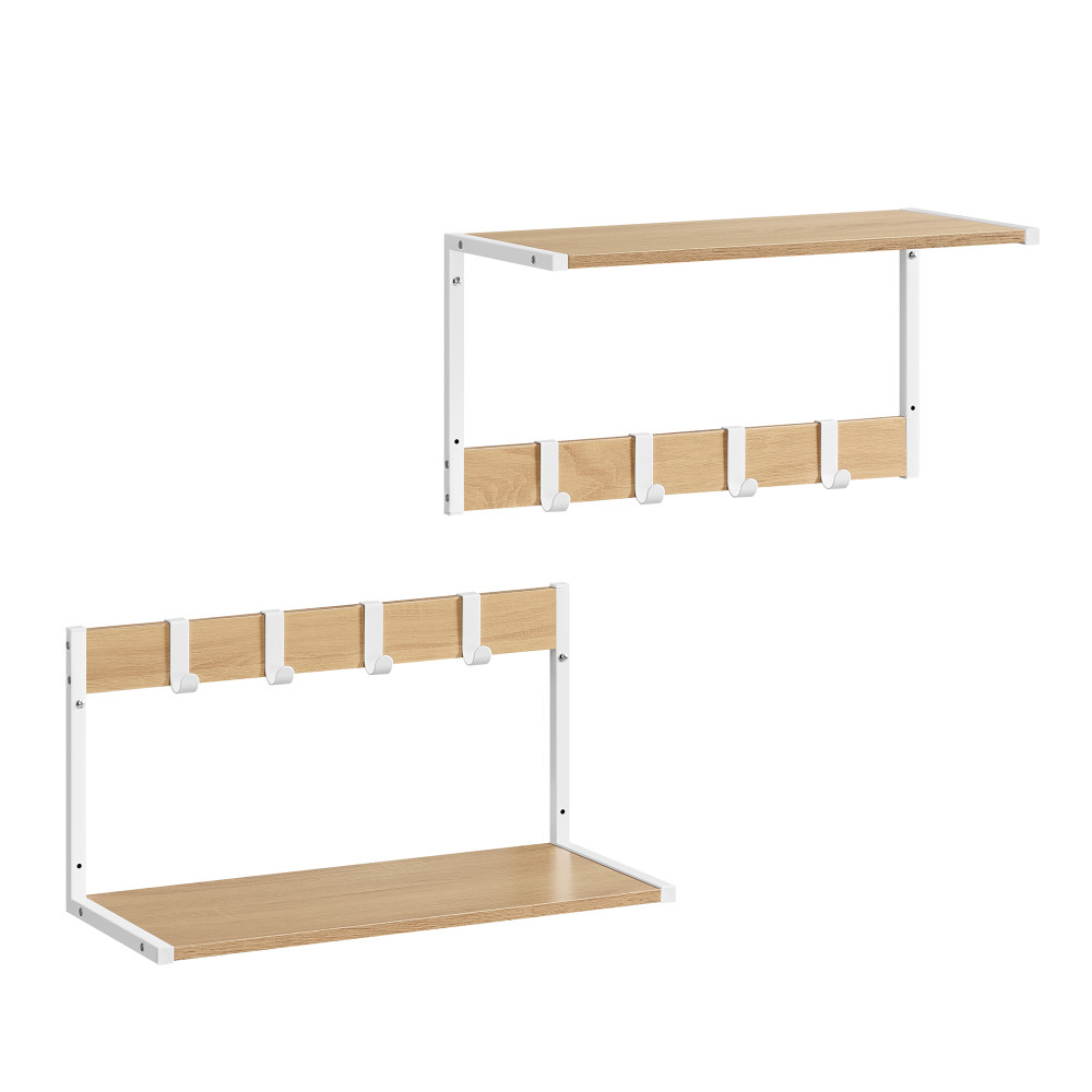 Produktbild för Wall Shelf Yellow 50x24x27cm
