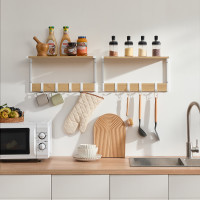 Produktbild för Wall Shelf Yellow 50x24x27cm