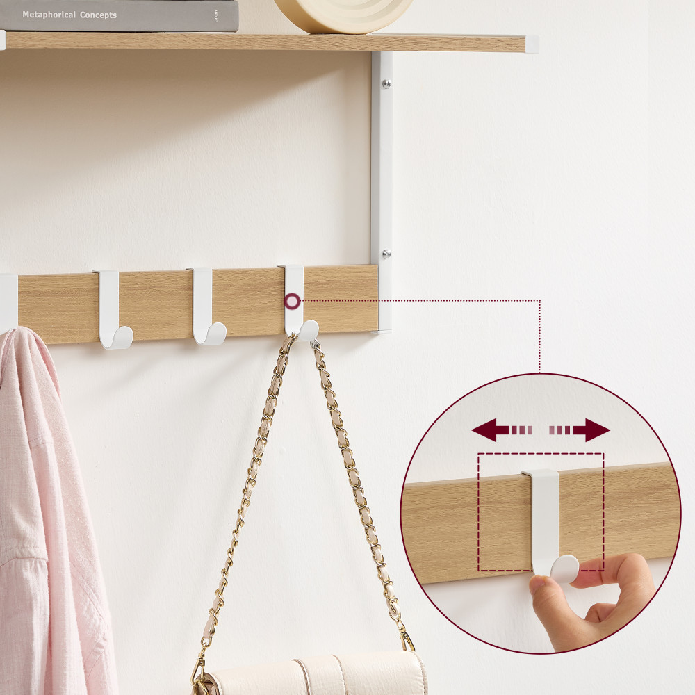 Produktbild för Wall Shelf Yellow 50x24x27cm