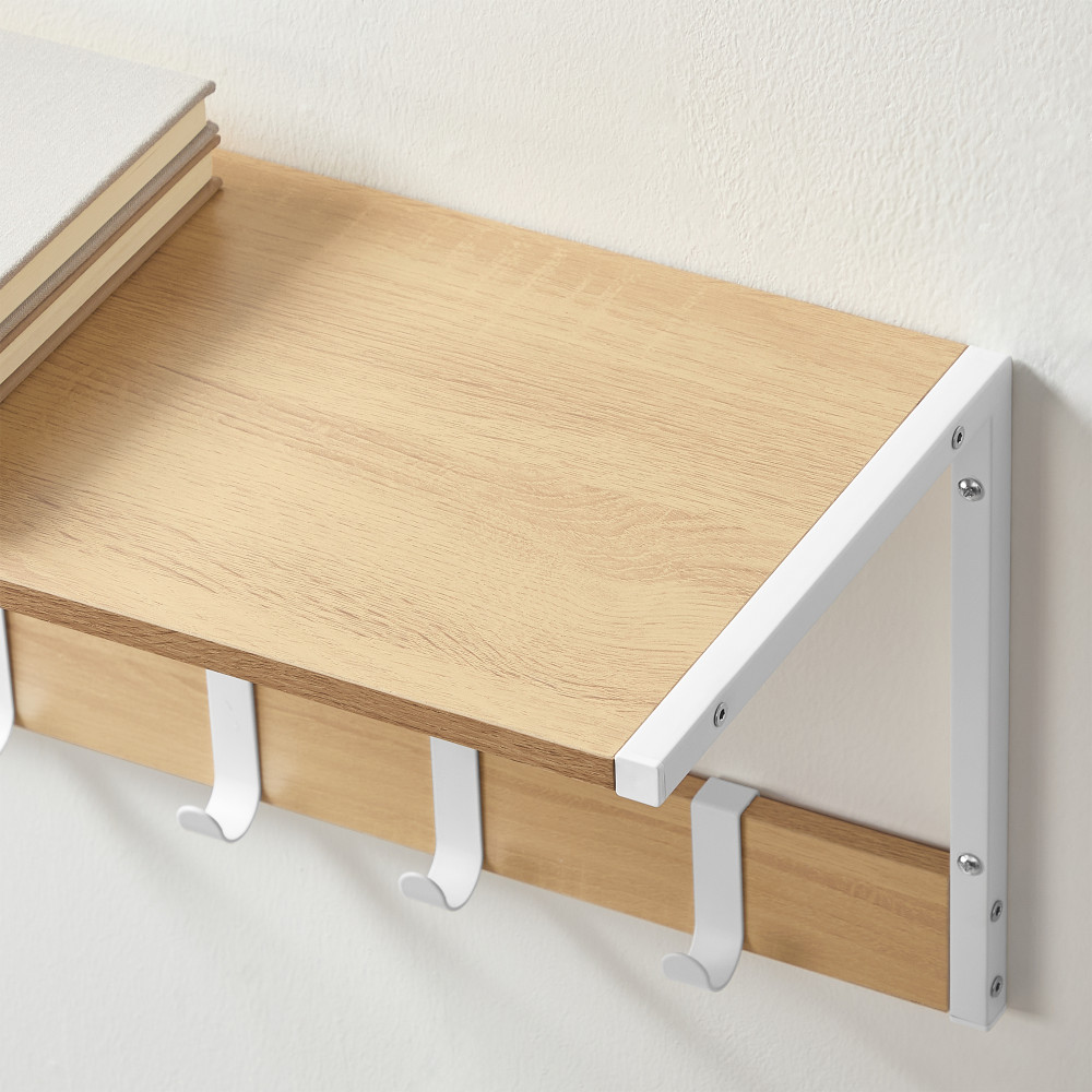 Produktbild för Wall Shelf Yellow 50x24x27cm