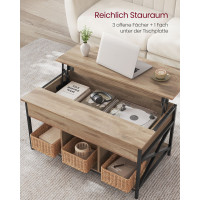 Produktbild för Coffee Table 100x60x(48—62)cm