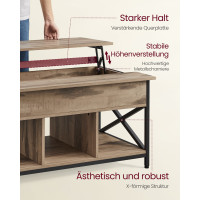 Produktbild för Coffee Table 100x60x(48—62)cm