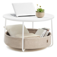 Produktbild för Coffee Table White 75x75x45cm