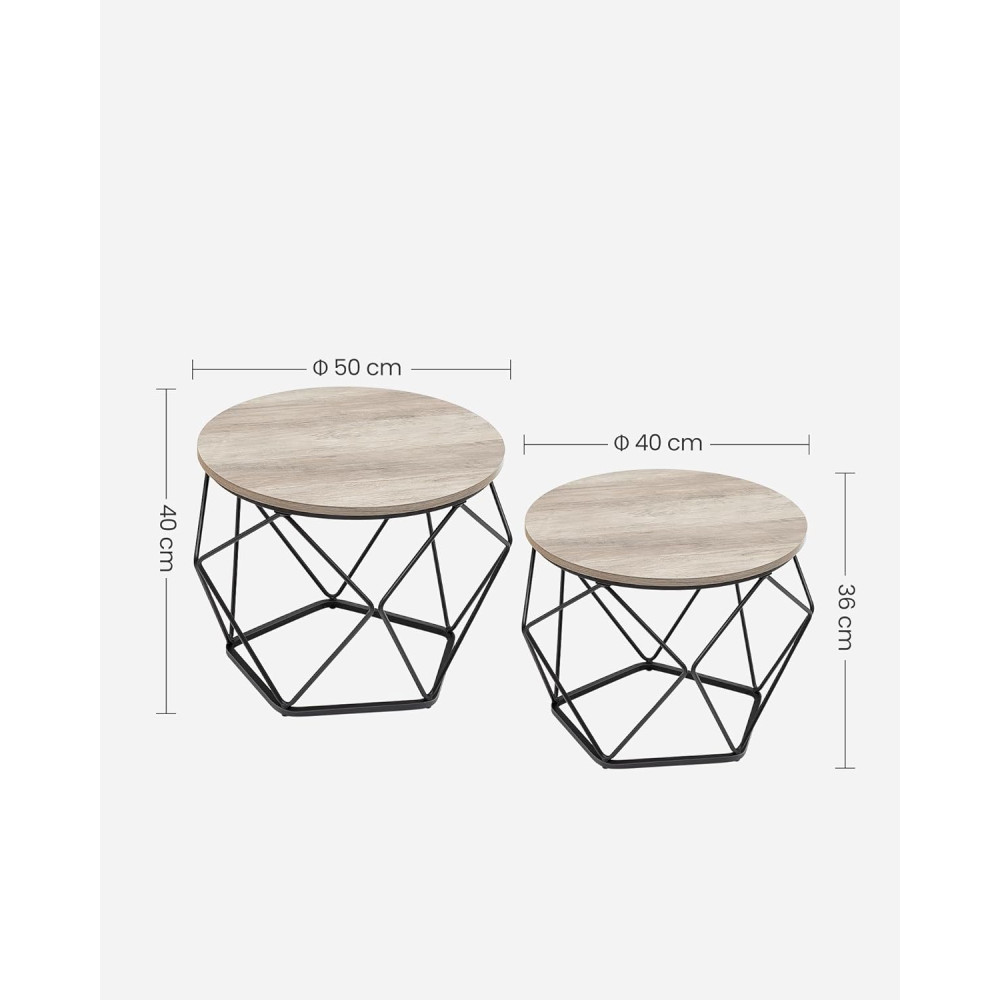 Produktbild för Coffee Table 50x50x41cm