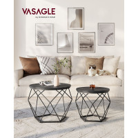 Produktbild för Coffee Table Black 50x50x41cm