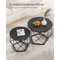Produktbild för Coffee Table Black 50x50x41cm