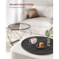 Produktbild för Coffee Table Black 50x50x41cm