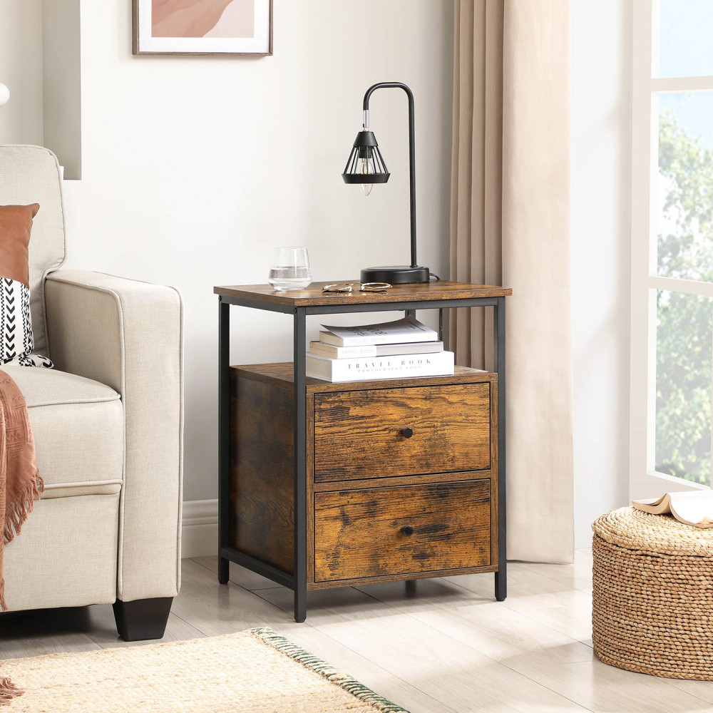 Produktbild för End Table Black 45x45x60cm