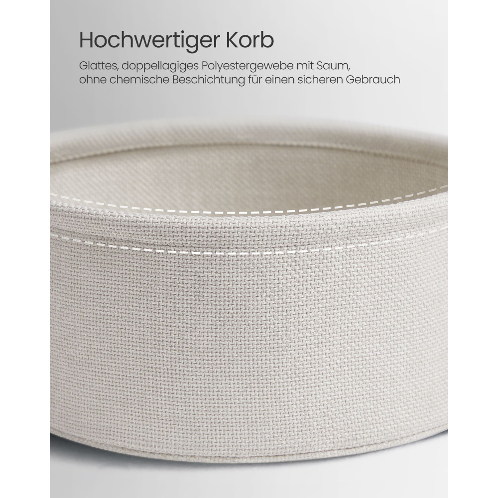 Produktbild för End Table Cement Grey, Cloud White 45×45×51cm