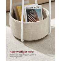 Produktbild för End Table White, Beige 45×45×51cm