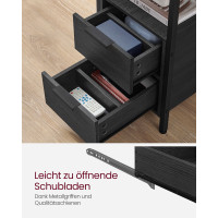 Produktbild för End Table Black 60x35x60cm