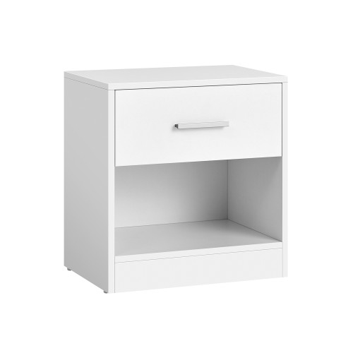 VASAGLE Nightstand White 39x28x41cm