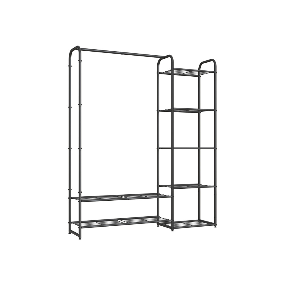 Produktbild för Clothes Rack Black 110x29x158cm