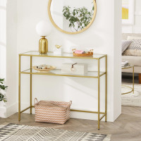 Produktbild för Console Table Gold 100x35x80cm