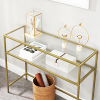 Produktbild för Console Table Gold 100x35x80cm