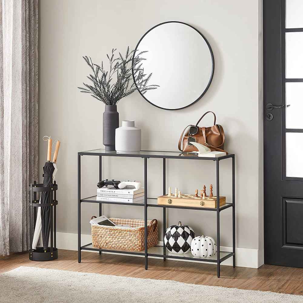 Produktbild för Storage Rack Black, Black 100x73x30cm