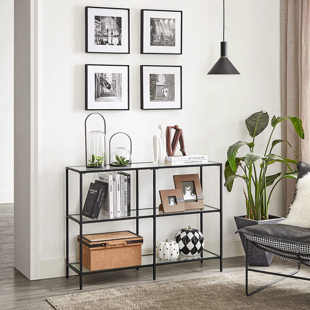 Produktbild för Storage Rack Black, Black 100x73x30cm