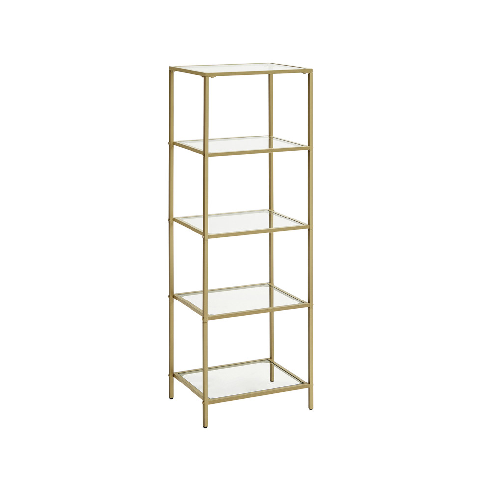 Produktbild för Storage Rack Gold 40x30x125cm