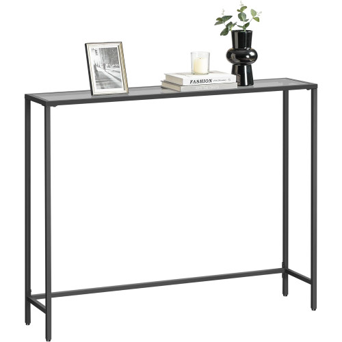 VASAGLE Console Table Black 101x20x80cm