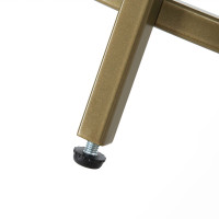 Produktbild för Side Table Gold 50x50x55cm