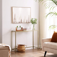 Produktbild för Console Table Gold 100x35x80cm