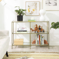 Produktbild för Storage Rack Gold 100x30x73cm