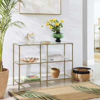 Produktbild för Storage Rack Gold 100x30x73cm