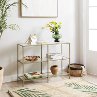 Produktbild för Storage Rack Gold 100x30x73cm