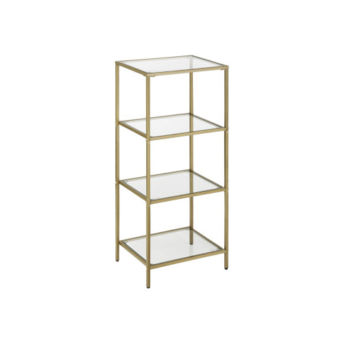 VASAGLE Storage Rack Gold 40x30x95cm