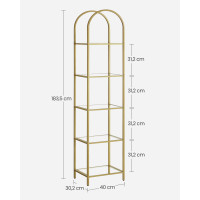 Produktbild för Bookcase White 40x30x183cm