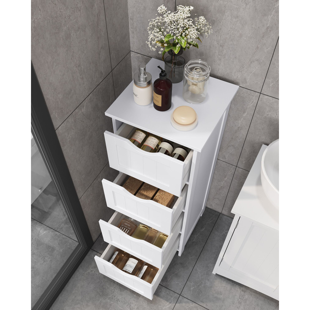 Produktbild för Floor Cabinet White 30x30x82cm