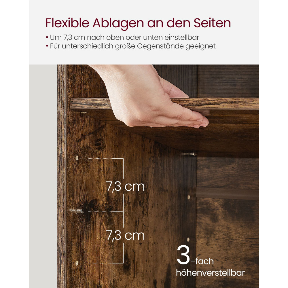 Produktbild för Shoe Bench Yellowish Brown 104x30x48cm