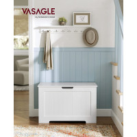 Produktbild för Shoe Bench White 76x40x48cm