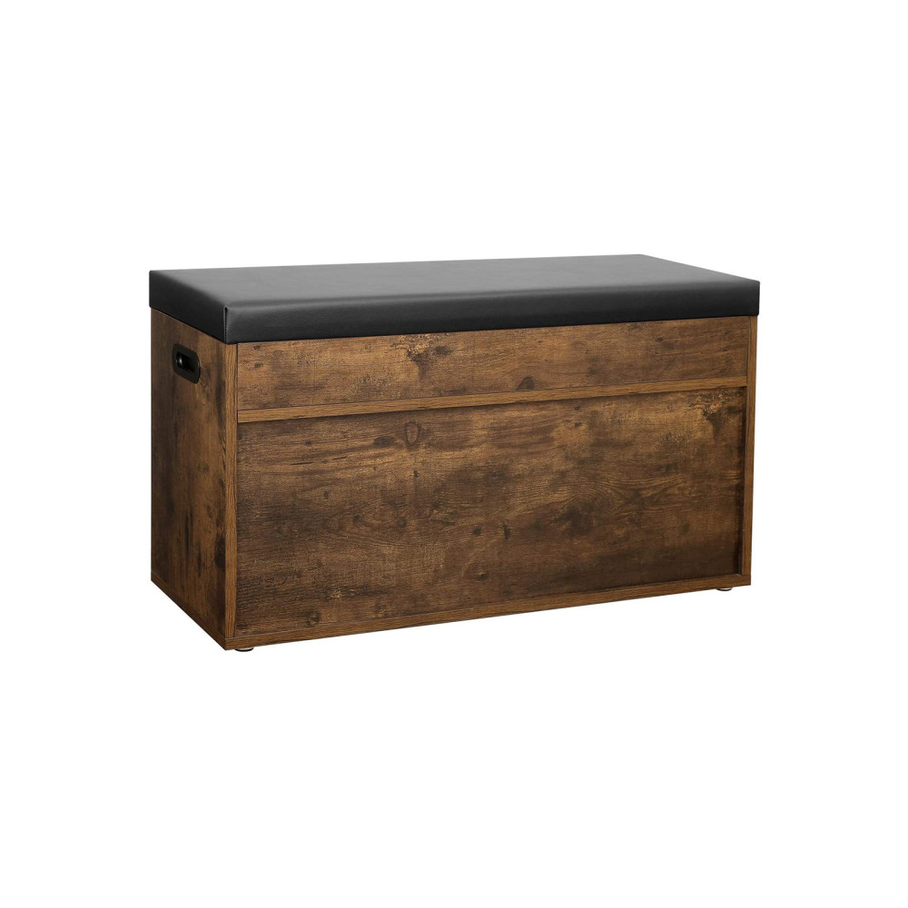 Produktbild för Shoe Bench X: Antique, Black Mat 80x44x30cm