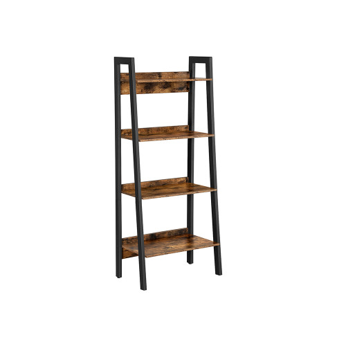 VASAGLE Ladder Shelves X: Antique, Black  56x34x138cm