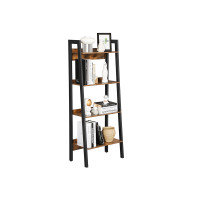 Produktbild för Ladder Shelves X: Antique, Black  56x34x138cm